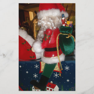 Papelaria Papais noeis de Natal num Cavalo com Impressão de 