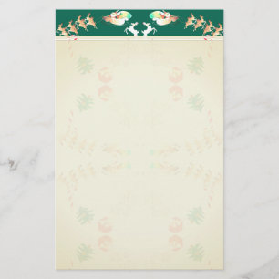 Papelaria Papais noeis de Natal Reindeer Stationery