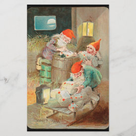 Papelaria Papais noeis de Natal suecos (por Jenny Nyström)