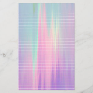 Papelaria Papel alinhado aurora boreal