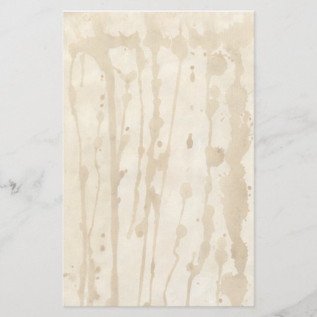 Papelaria Papel de apergia desbotado com café pesado (Frente)