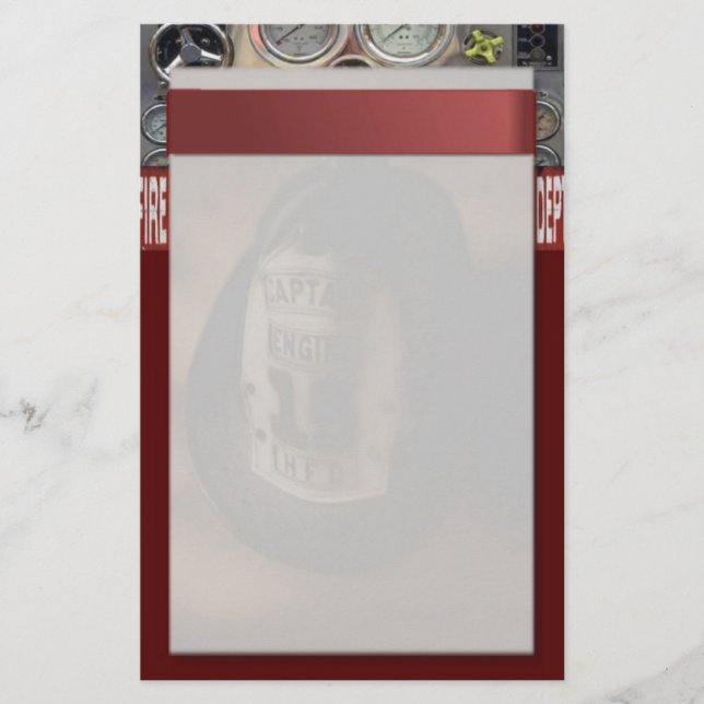 Papelaria Papel de bombeiro (Frente)