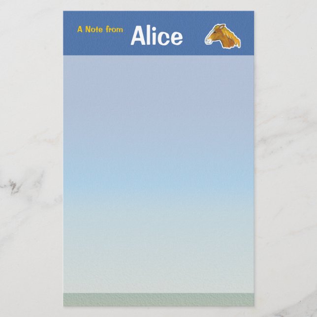 Papelaria Papel de Carta (Frente)