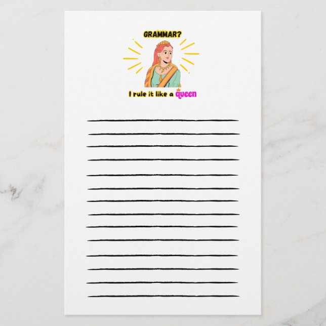 Papelaria Papel de carta (Frente)