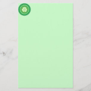 Papelaria Papel de carta adesivo para produtos ecológicos