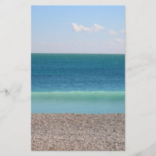 Papelaria Papel de carta azul claro do mar