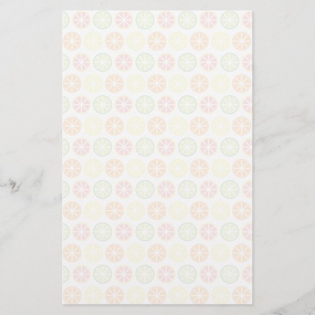 Papelaria Papel de Carta Citrus (Frente)