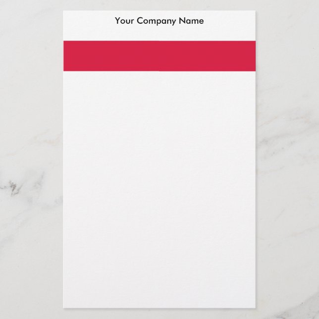 Papelaria Papel de carta com bandeira de Polônia (Frente)