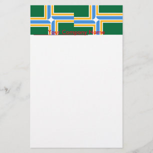 Papelaria Papel de carta com bandeira de Portland, Oregon
