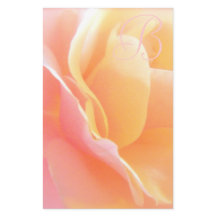 Papel de carta cor-de-rosa do monograma