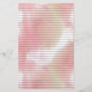 Papelaria Papel de carta cor-de-rosa para rodar com linhas o
