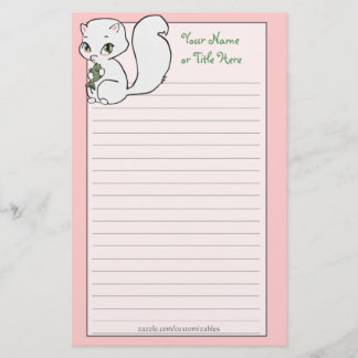 Papelaria Papel de carta Cutie Cat