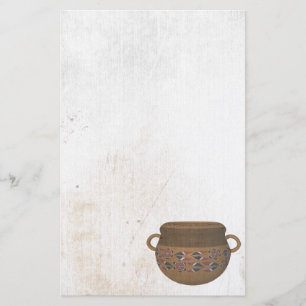 Papelaria Papel de carta da bateria Hopi Pueblo
