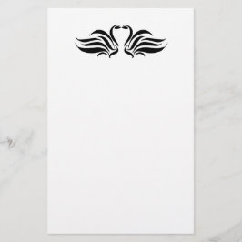 Papelaria Papel de carta da cisne
