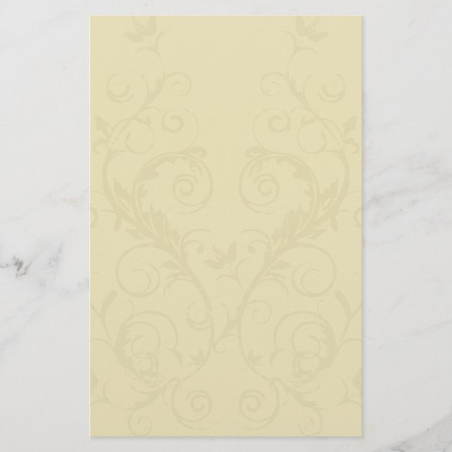 Papelaria Papel de carta da estátua do anjo de Fleur (Frente)