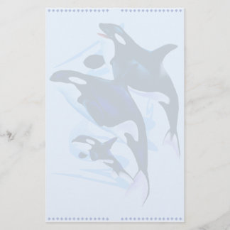 Papelaria Papel de Carta da Família Orca