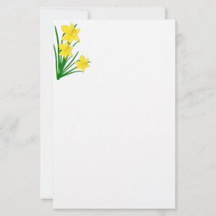 Papelaria Papel de Carta Daffodils