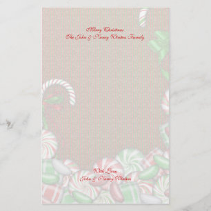 Papelaria Papel de Carta das Cenas de inverno de Natal