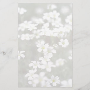 Papelaria Papel de Carta das Flores Brancas