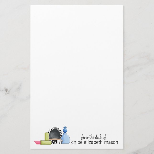 Papelaria Papel de Carta das Meninas Super Bonitas (Frente)