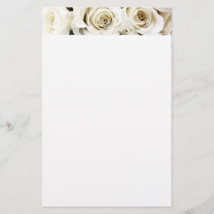 Papelaria Papel de Carta das Rosas Brancas