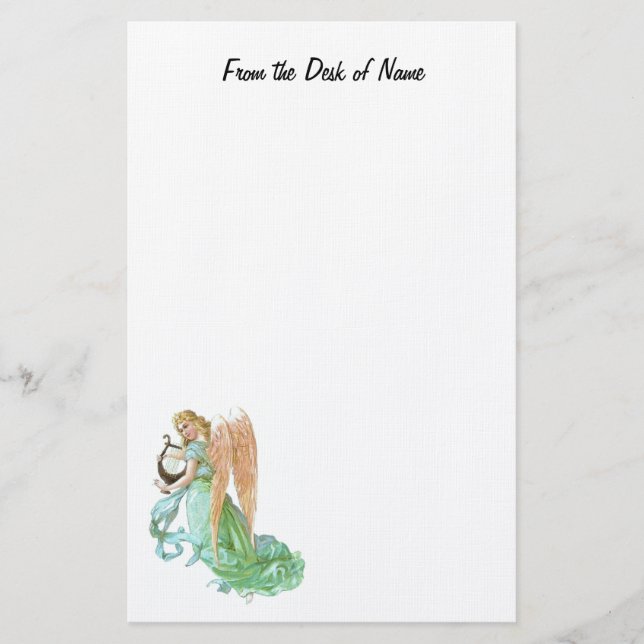 Papelaria Papel de carta de anjos (Frente)