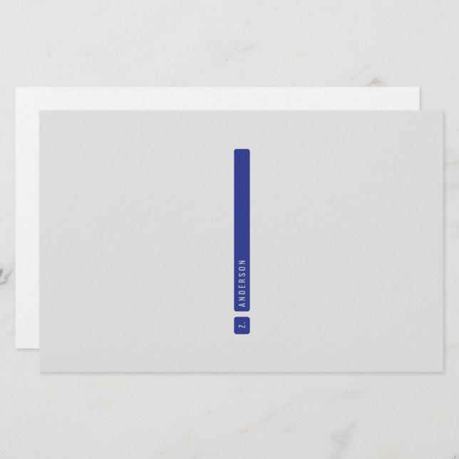 Papelaria Papel de carta de Bar de divisão (Frente/Verso)