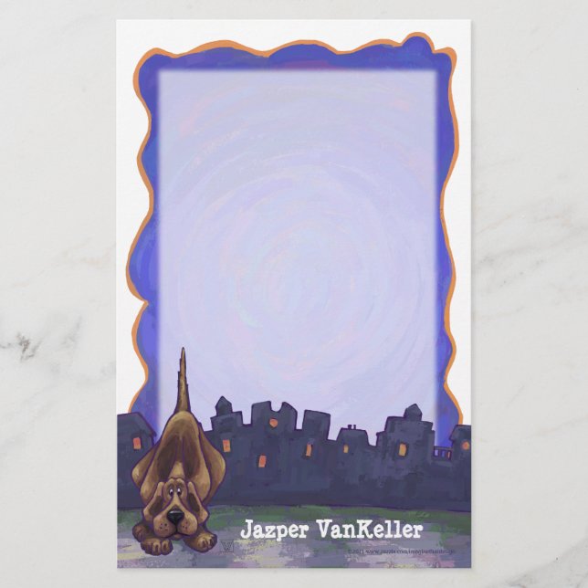 Papelaria Papel de Carta de Cachorro (Frente)