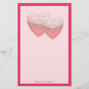 Papelaria Papel de carta de Cartas de Amor