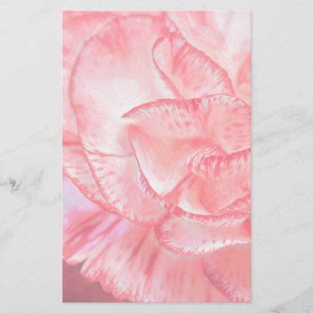 Papelaria Papel de carta de cravos (Frente)