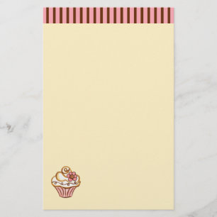 Papelaria Papel de Carta de cupcake