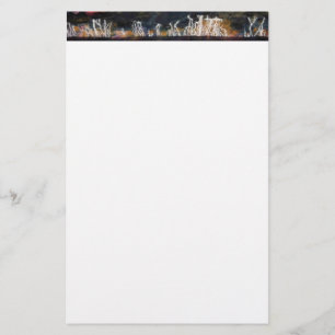 Papelaria Papel de carta de design abstrato