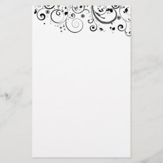 Papelaria Papel de Carta de Design Floral
