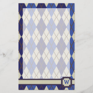Papelaria Papel de Carta de Estilo do Blueberry Scone