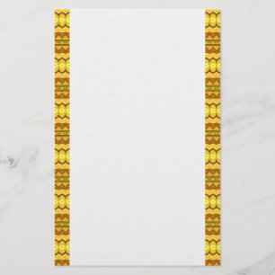 Papelaria Papel de Carta de Faixa Amarela Brilhante
