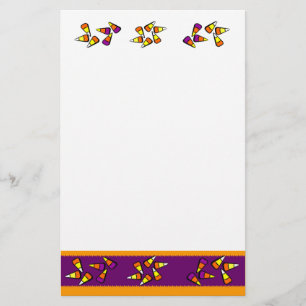 Papelaria Papel de Carta de Halloween Candy Corn