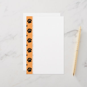 Papelaria Papel de Carta de Impressão Pet Paw