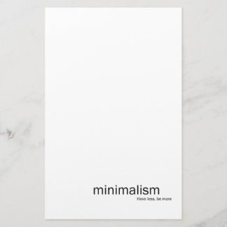 Papelaria Papel de carta de minimalismo