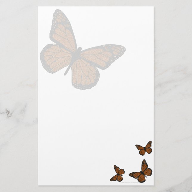 Papelaria Papel de carta de Monarca (Frente)