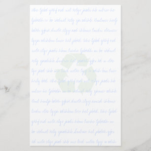 Papelaria Papel de carta de Reciclado reutilizado