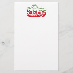 Papelaria Papel de carta de Salzburg