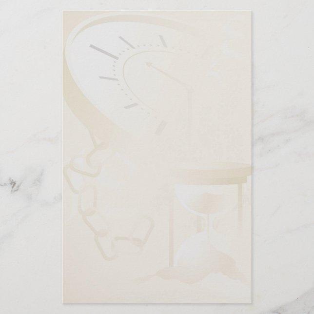 Papelaria Papel de Carta de Tempo e Espaço (Frente)