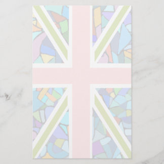 Papelaria Papel de carta de Union Jack da arte moderna