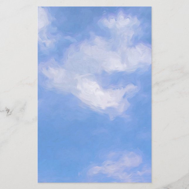 Papelaria Papel de carta do céu (Frente)