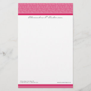 Papelaria Papel de carta do Designer Personalizado Simplesme