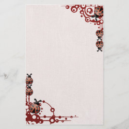 Papelaria Papel de carta do joaninha