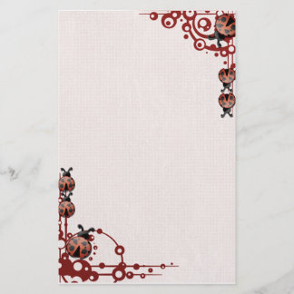 Papelaria Papel de carta do joaninha