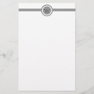 Papelaria Papel de carta do Monograma Personalizado Presiden