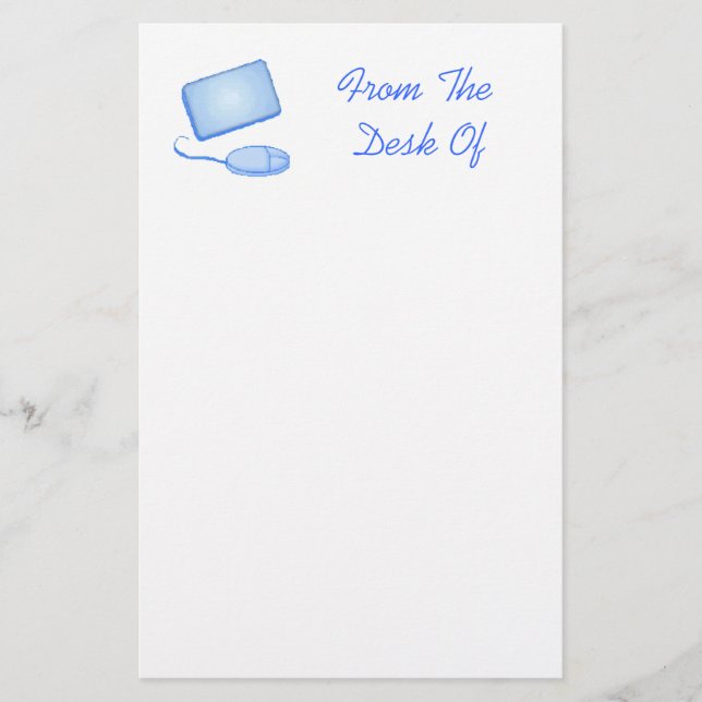 Papelaria Papel de Carta do Mouse (Frente)