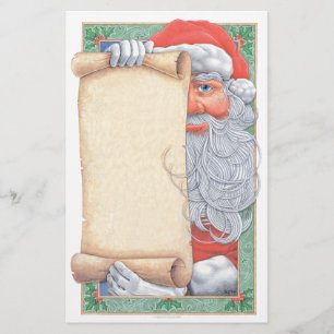 Papelaria Papel de carta do Natal de Papai Noel